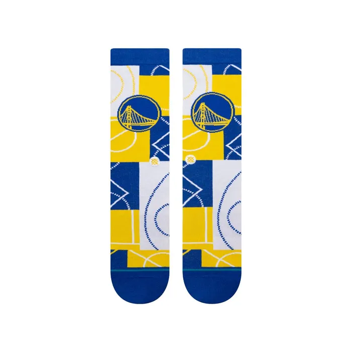 Men NBA Zone Crew Socks Golden State Warriors Stance Crew
