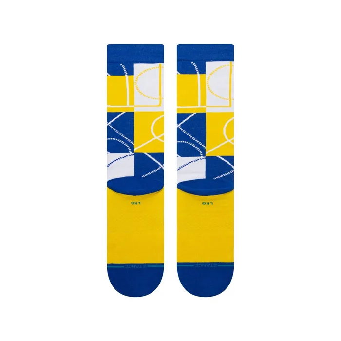 Men NBA Zone Crew Socks Golden State Warriors Stance Crew