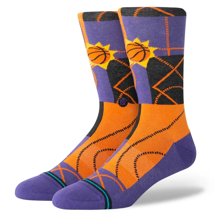 Men NBA Zone Crew Socks Phoenix Suns Stance Crew