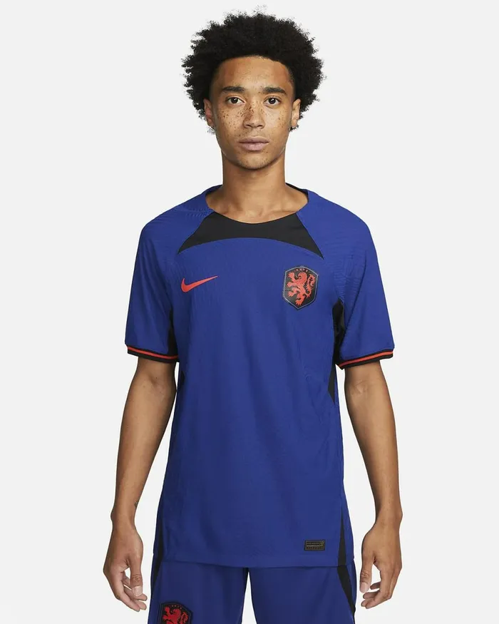Men Netherlands 202223 Match Away Deep Royal Blueblackhabanero Red Nike Kits And Jerseys Men Netherlands 202223 Match Away Deep Royal Blueblackhabanero Red Nike Kits And Jerseys