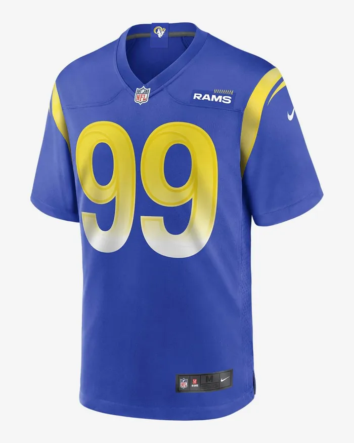 Men Nfl Los Angeles Rams Aaron Donald Hyper Royal Nike Kits And Jerseys