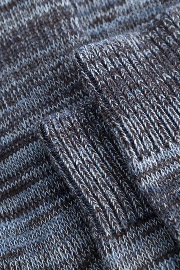 Men Norse Projects Accessories Bjarki Cotton Twist Sock Steel Blue