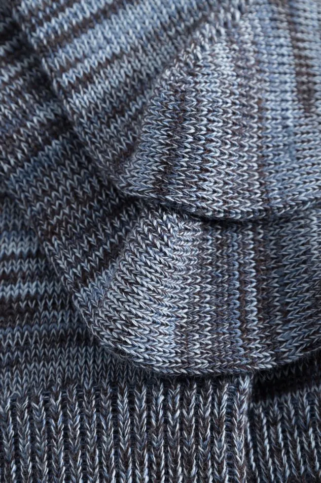 Men Norse Projects Accessories Bjarki Cotton Twist Sock Steel Blue