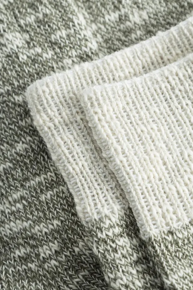 Men Norse Projects Accessories Ebbe Slub Sock Sediment Green