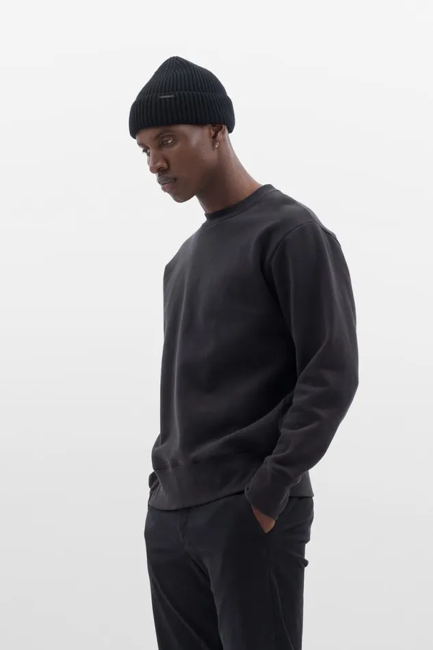 Men Norse Projects Beanies Fine Merino Rib Beanie Black