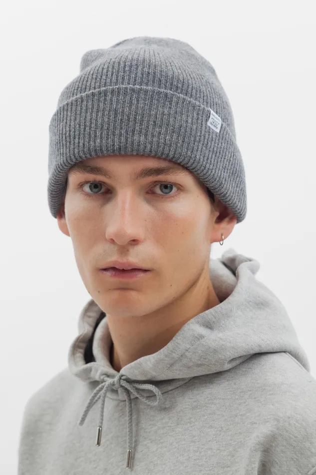 Men Norse Projects Beanies Norse Beanie Grey Melange