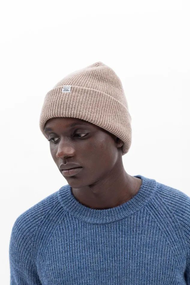 Men Norse Projects Beanies Norse Beanie Utility Khaki