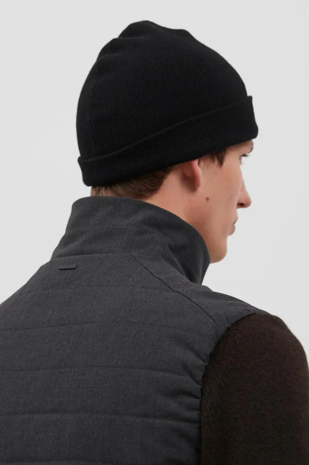 Men Norse Projects Beanies Top Tech Merino Beanie Black