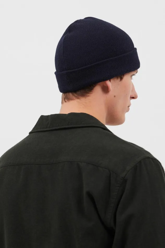 Men Norse Projects Beanies Top Tech Merino Beanie Dark Navy