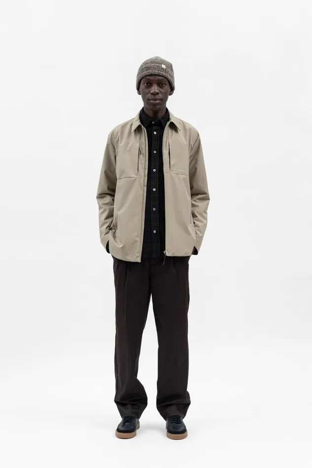 Men Norse Projects Beanies Wool Cotton Rib Beanie Camel