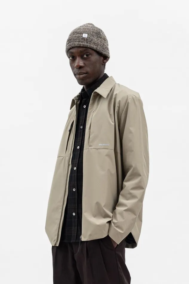 Men Norse Projects Beanies Wool Cotton Rib Beanie Camel