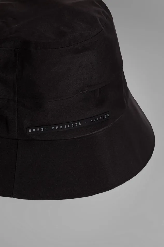 Men Norse Projects Caps 3L Waterproof Bucket Hat Black