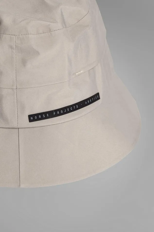 Men Norse Projects Caps 3L Waterproof Bucket Hat Mid Khaki