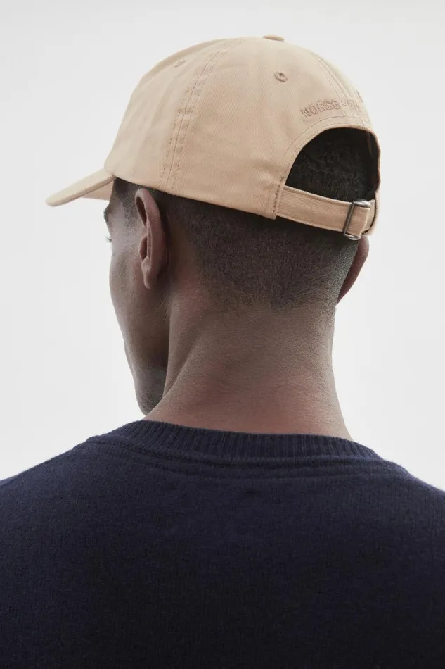 Men Norse Projects Caps Felt N Twill Sports Cap Utility Khaki