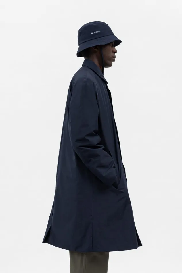 Men Norse Projects Caps GoreTex Infinium Bucket Hat Dark Navy
