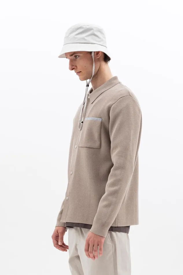 Men Norse Projects Caps GoreTex Infinium Bucket Hat Marble White