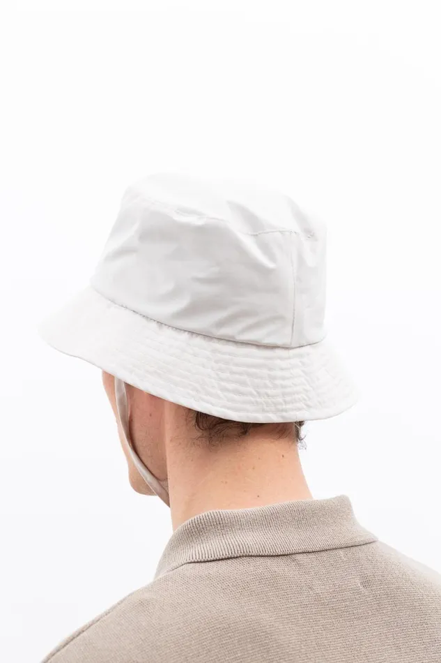 Men Norse Projects Caps GoreTex Infinium Bucket Hat Marble White