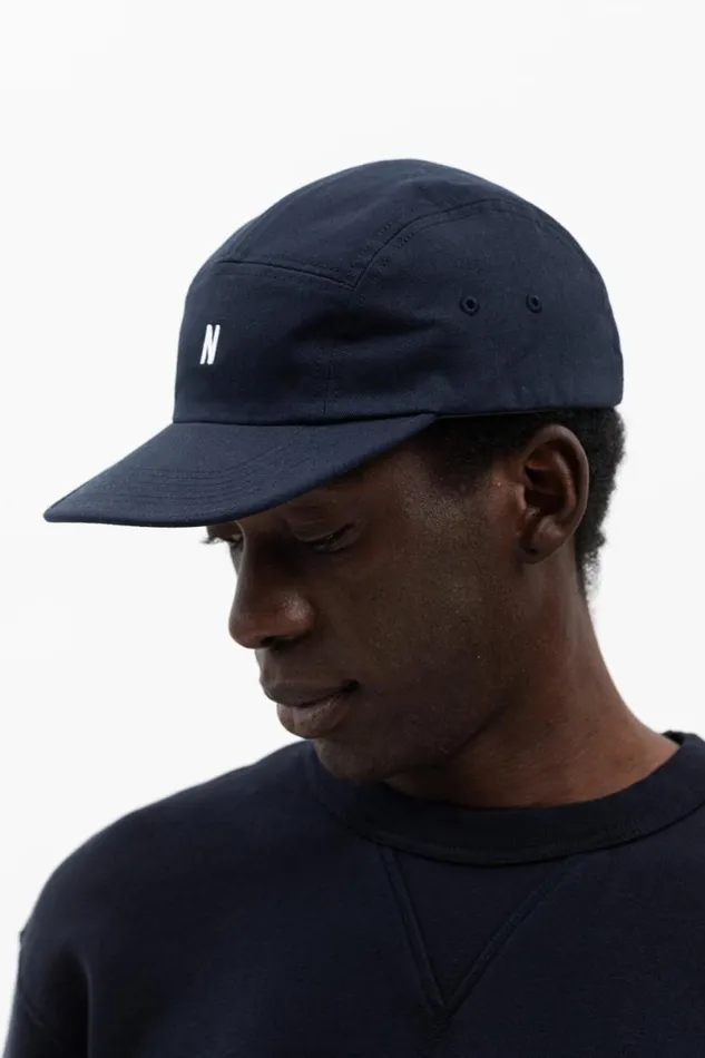 Men Norse Projects Caps Twill 5 Panel Cap Dark Navy