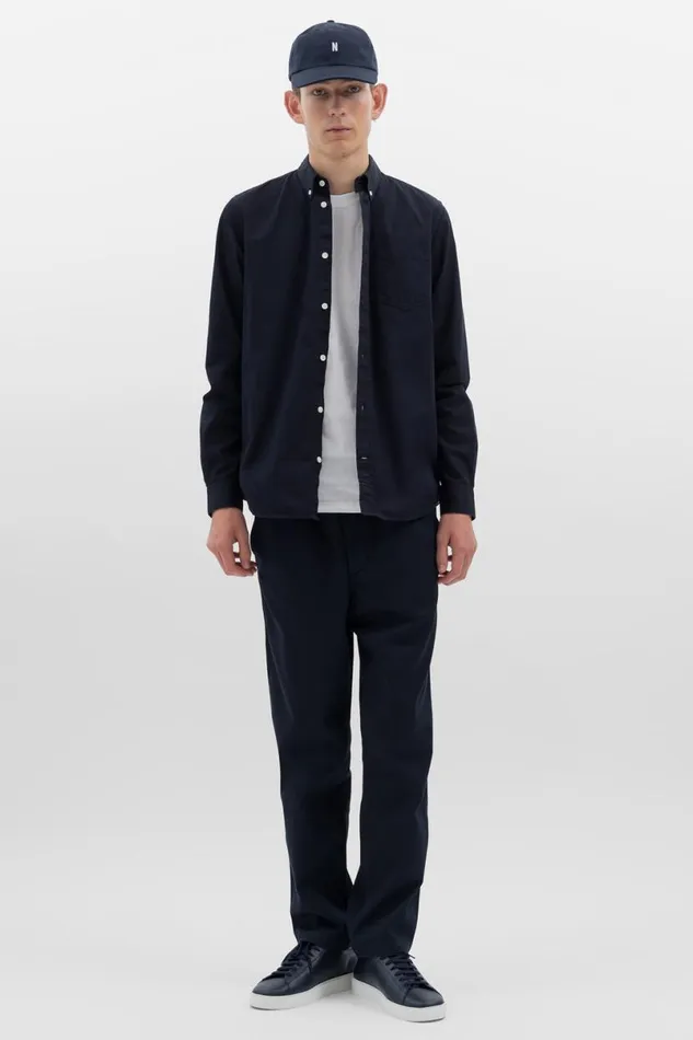 Men Norse Projects Caps Twill Sports Cap Dark Navy