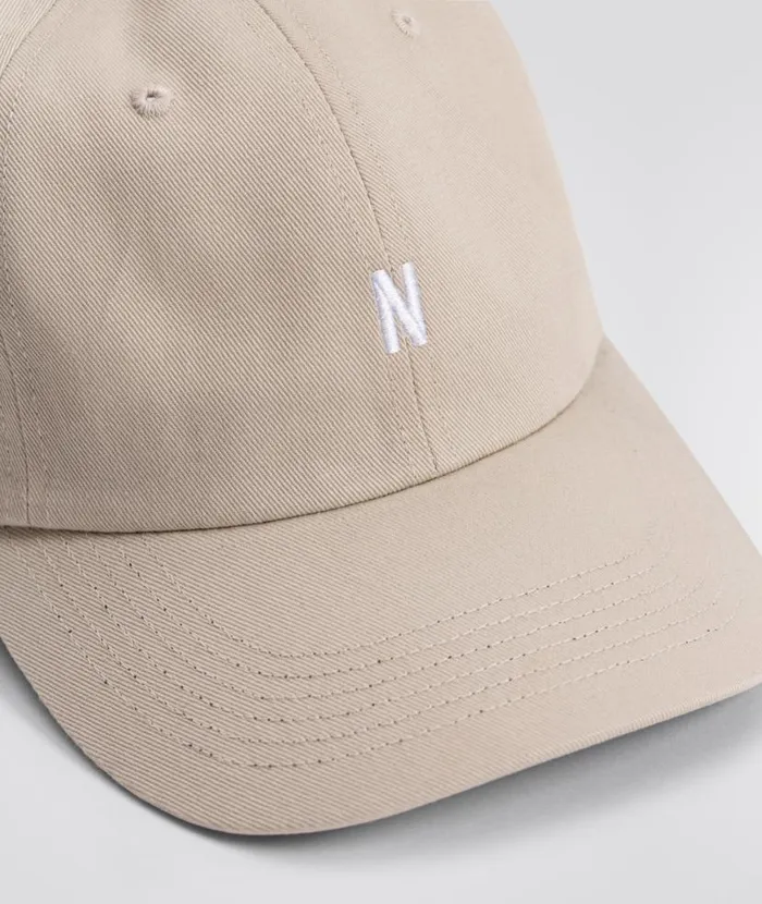 Men Norse Projects Caps Twill Sports Cap Marble White