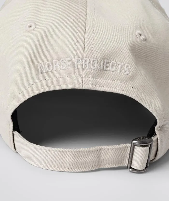Men Norse Projects Caps Twill Sports Cap Marble White