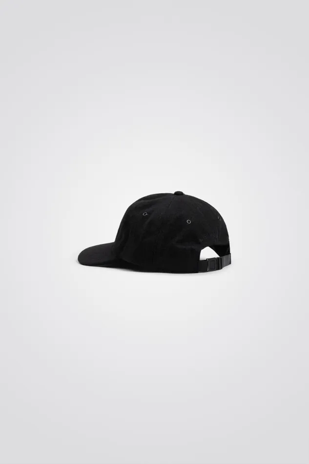 Men Norse Projects Caps Wool Sports Cap Black