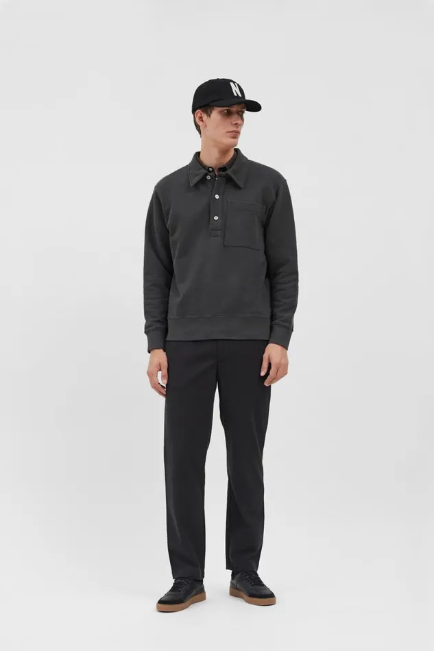 Men Norse Projects Caps Wool Sports Cap Black