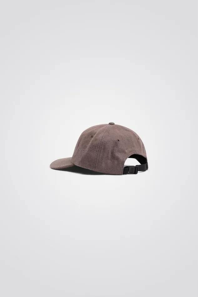 Men Norse Projects Caps Wool Sports Cap Taupe