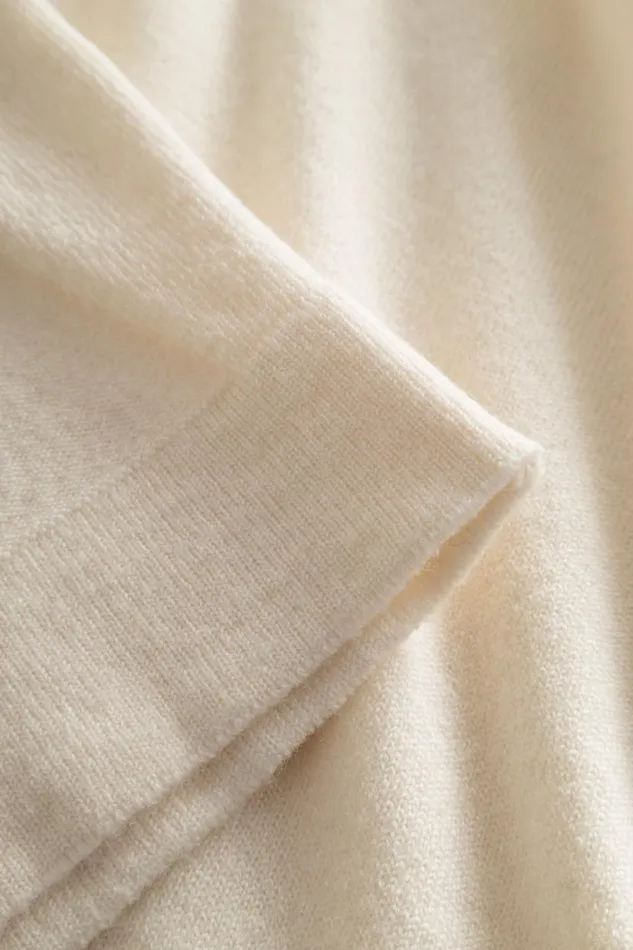 Men Norse Projects Knitwear Hybrid Merino Monogram Ecru