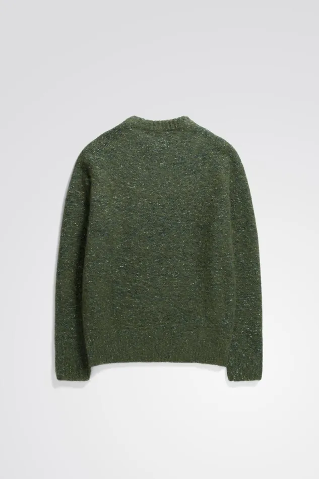 Men Norse Projects Knitwear Ivar Cotton Alpaca Cable Sweater Spruce Green