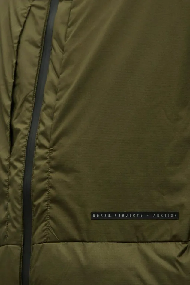 Men Norse Projects Outerwear Asger Pertex Quantum Down Jacket Army Green