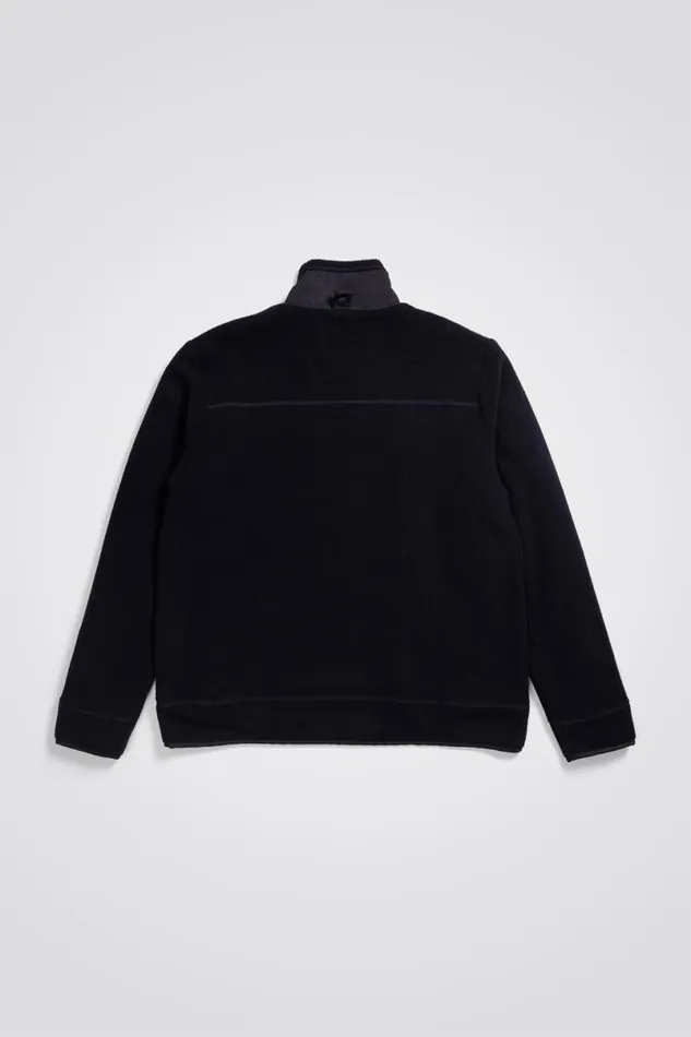 Men Norse Projects Outerwear Frederik Fleece Full Zip Jacket Dark Navy