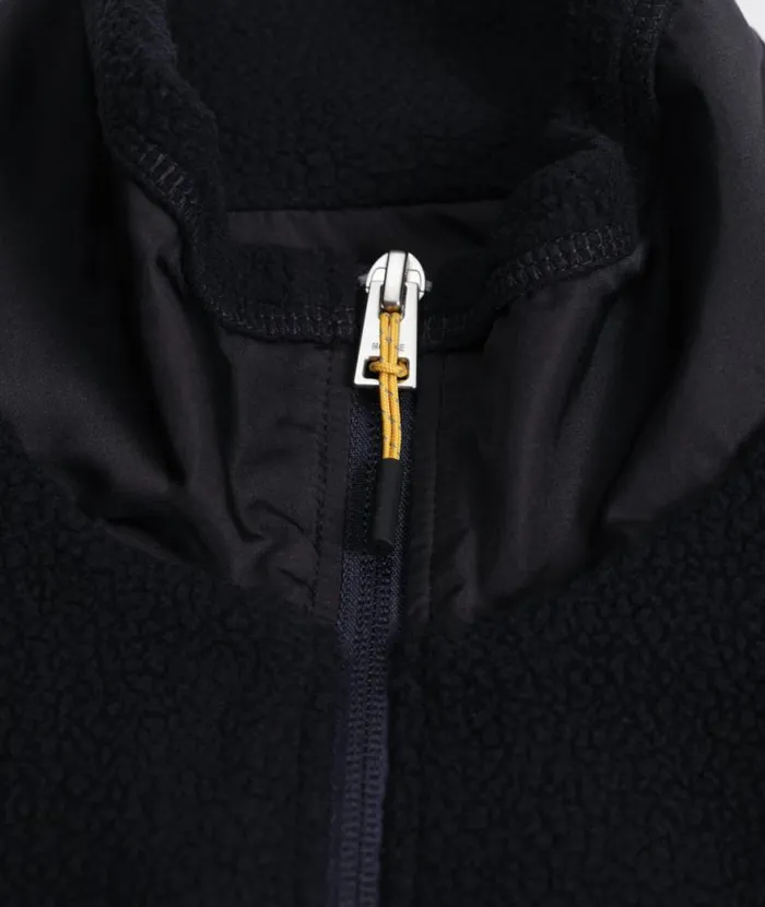 Men Norse Projects Outerwear Frederik Fleece Full Zip Jacket Dark Navy