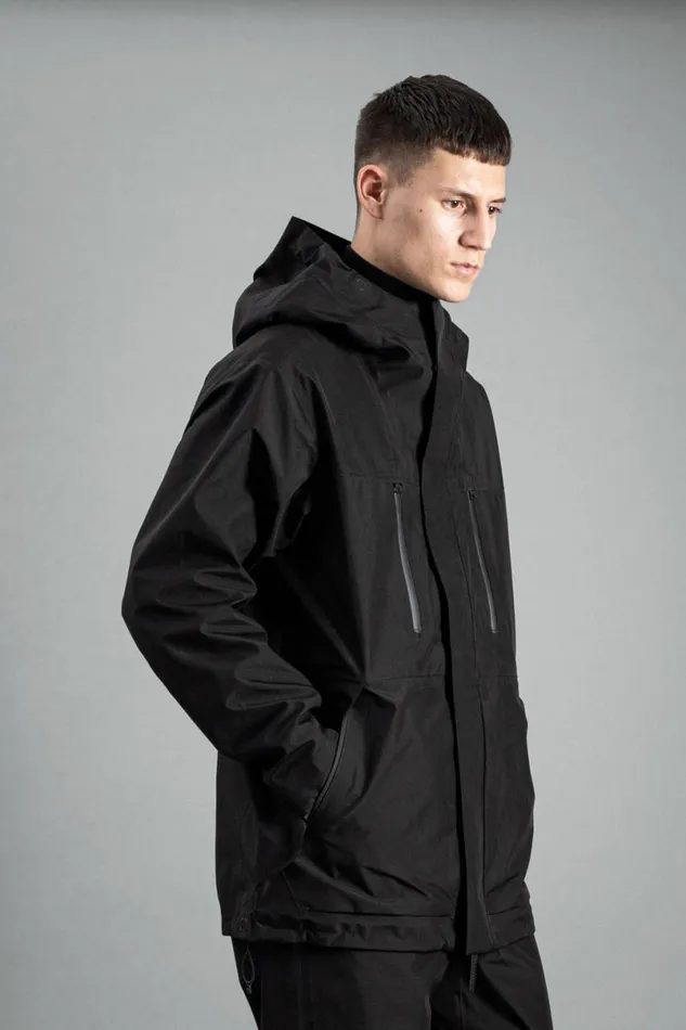 Men Norse Projects Outerwear GoreTex 3L Hooded Parka Jacket Black