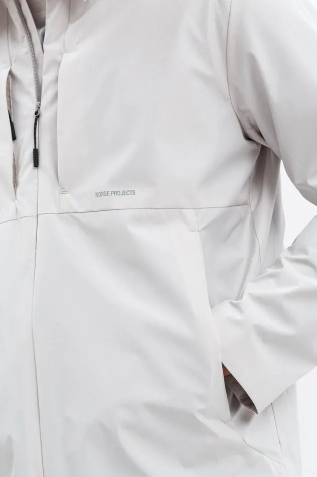 Men Norse Projects Outerwear Jens GoreTex Infinium 20 Marble White
