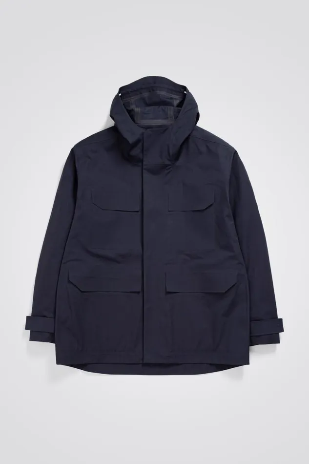Men Norse Projects Outerwear Nunk Rain Dark Navy