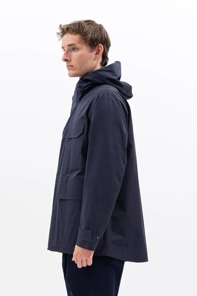 Men Norse Projects Outerwear Nunk Rain Dark Navy