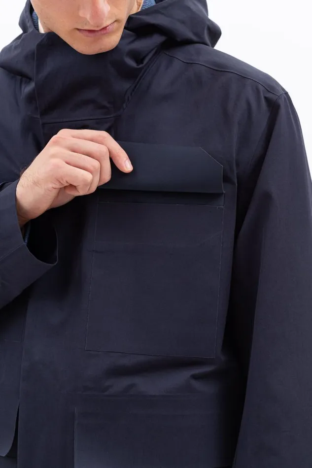 Men Norse Projects Outerwear Nunk Rain Dark Navy