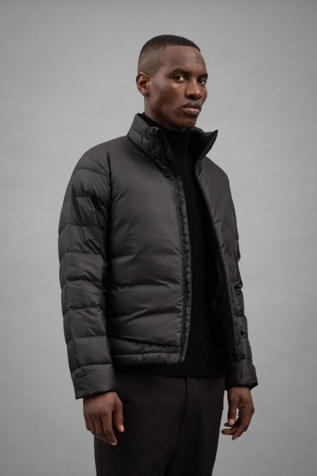 Men Norse Projects Outerwear Pasmo Rip Down Jacket Black