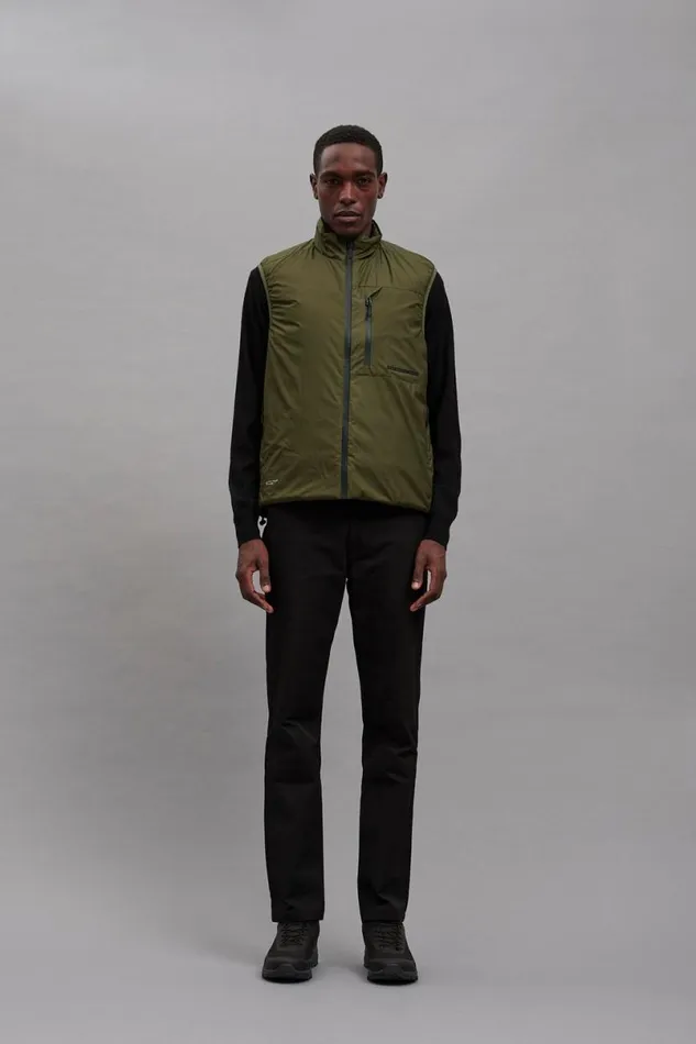Men Norse Projects Outerwear Pertex Quantum Midlayer Vest Army Green