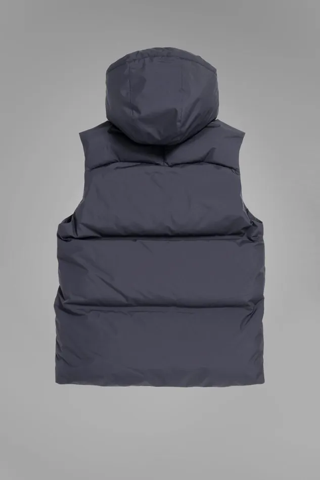 Men Norse Projects Outerwear Pertex Shield Hooded Down Gilet Dark Navy