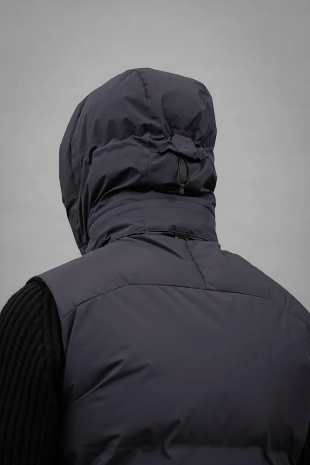Men Norse Projects Outerwear Pertex Shield Hooded Down Gilet Dark Navy