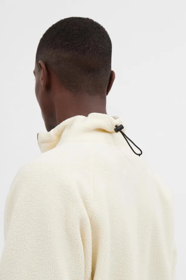 Men Norse Projects Outerwear Tycho Fleece Full Zip Jacket Ecru