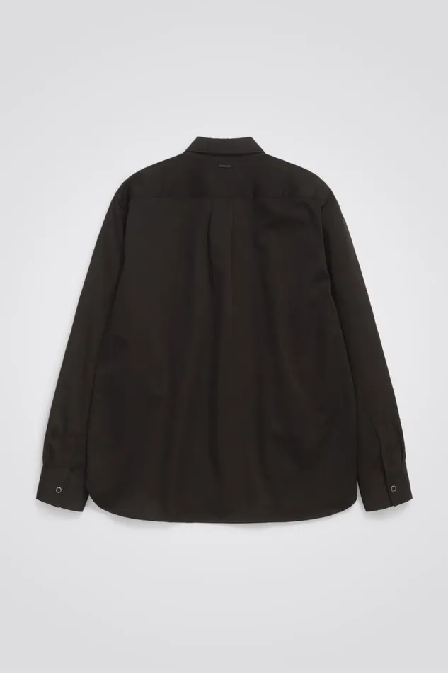 Men Norse Projects Overshirts Ulrik Gabardine Overshirt Espresso