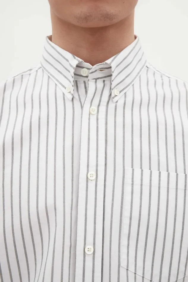 Men Norse Projects Shirting Algot Oxford Monogram Shirt Spruce Green