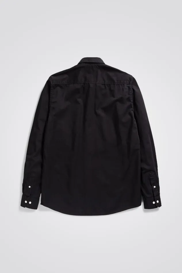 Men Norse Projects Shirting Anton Light Twill Shirt Black