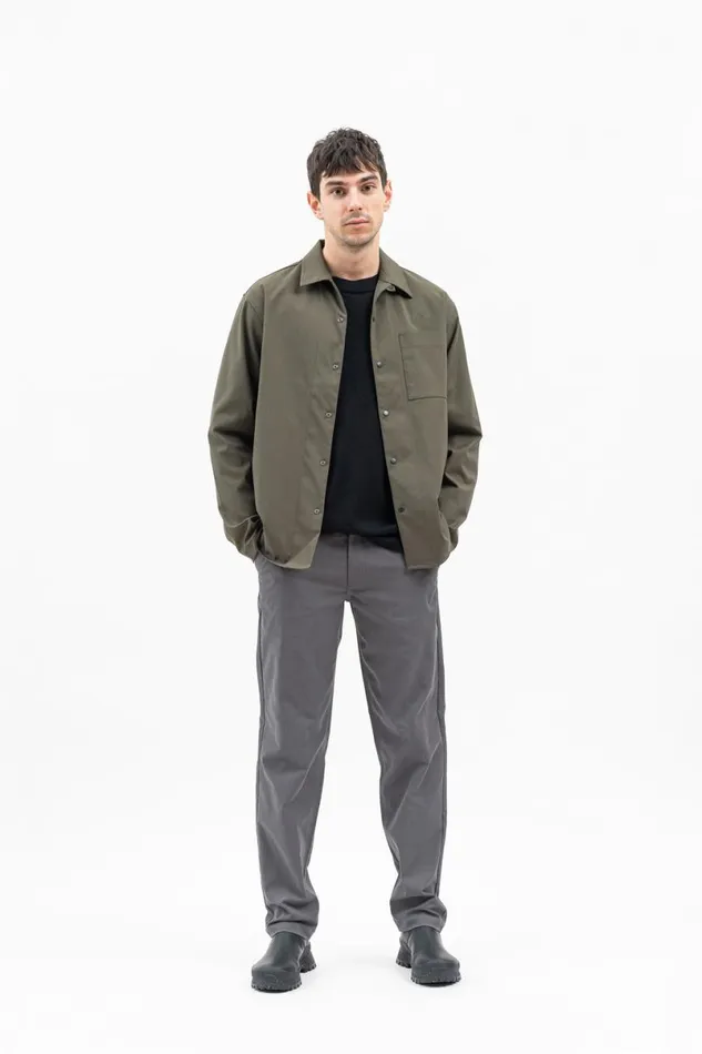Men Norse Projects Shirting Carsten Solotex Twill Shirt LS Beech Green