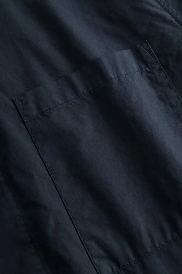 Men Norse Projects Shirting Erwin Typewriter SS Shirt Dark Navy