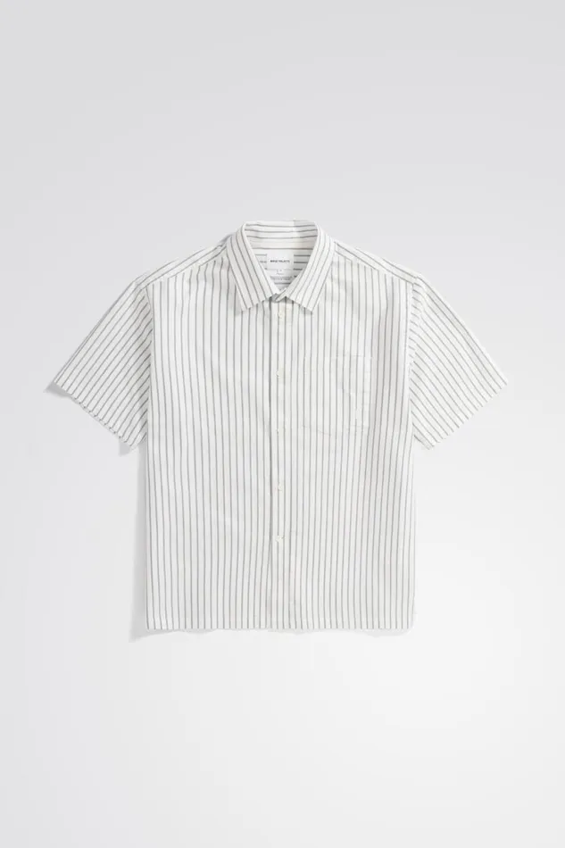 Men Norse Projects Shirting Ivan Oxford Monogram Spruce Green