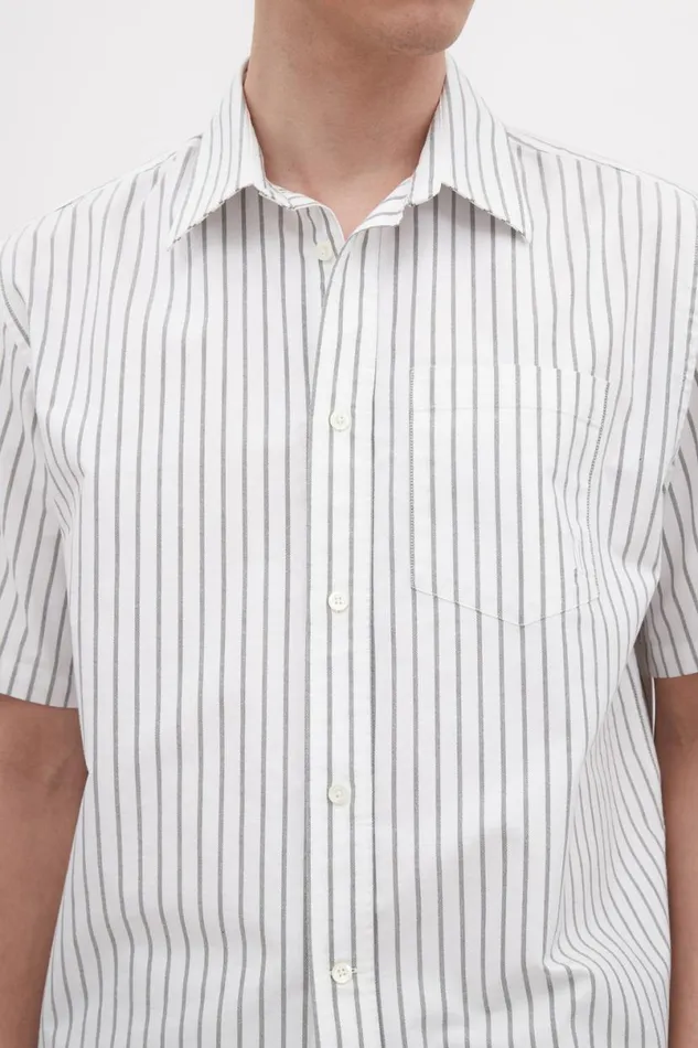 Men Norse Projects Shirting Ivan Oxford Monogram Spruce Green